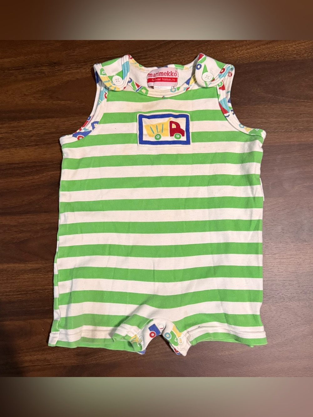 Baby boy marimekko romper